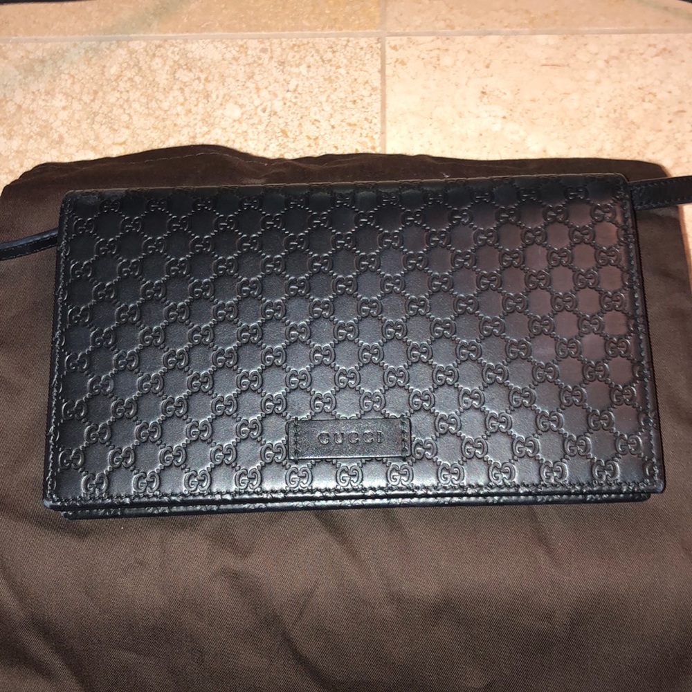 Gucci Wallet with Crossbody Strap